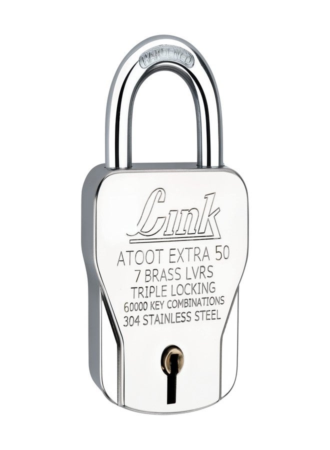 Link Atoot Extra 50MM Heavy-Duty Padlock | Triple Locking Mechanism | Hardened Steel Shackle | Rust-Resistant Body | 15-Year Warranty | Includes 3 Keys - Image 5